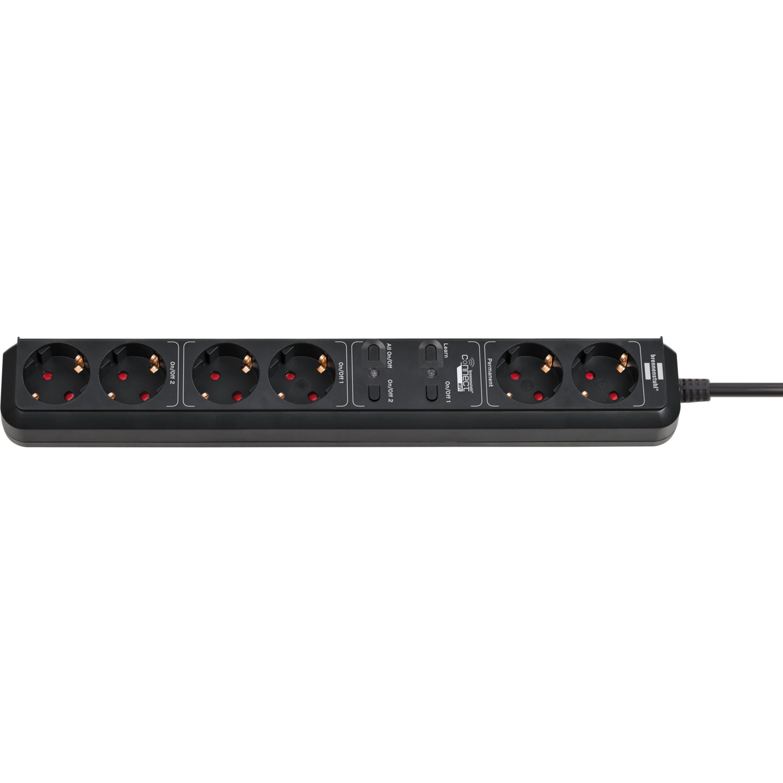 Brennenstuhl Connect Eco-Line WiFi-Steckdosenleiste 6-fach | 04007123663439 Brennenstuhl Connect Eco-Line WiFi-Steckdosenleiste 6-fach | 04007123663439