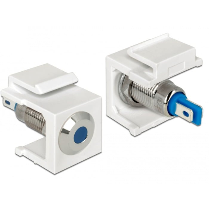 Delock Keystone LED blau 6 V flach, Keystone-Modul | 04043619864348 Delock Keystone LED blau 6 V flach, Keystone-Modul | 04043619864348