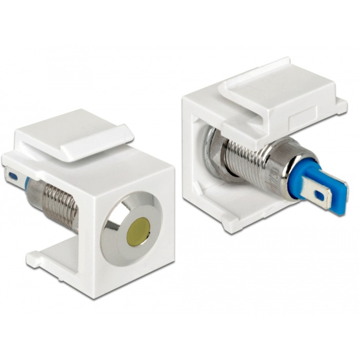 Delock Keystone LED gelb 6 V flach, Keystone-Modul | 04043619864362 Delock Keystone LED gelb 6 V flach, Keystone-Modul | 04043619864362