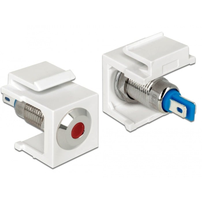 Delock Keystone LED rot 6 V flach, Keystone-Modul | 04043619864331 Delock Keystone LED rot 6 V flach, Keystone-Modul | 04043619864331