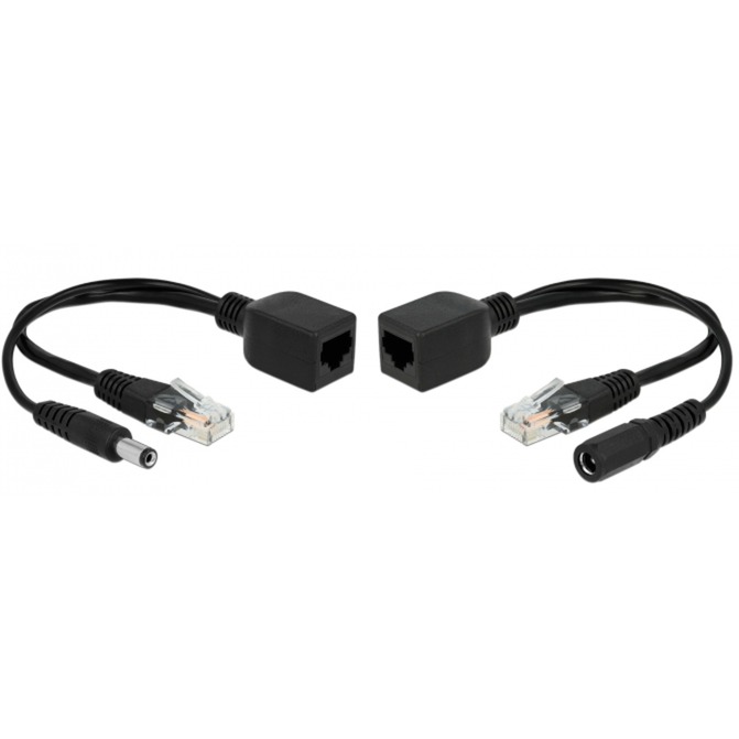 Passives PoE Adapter Set RJ-45 > DC 5,5 x 2,1mm
