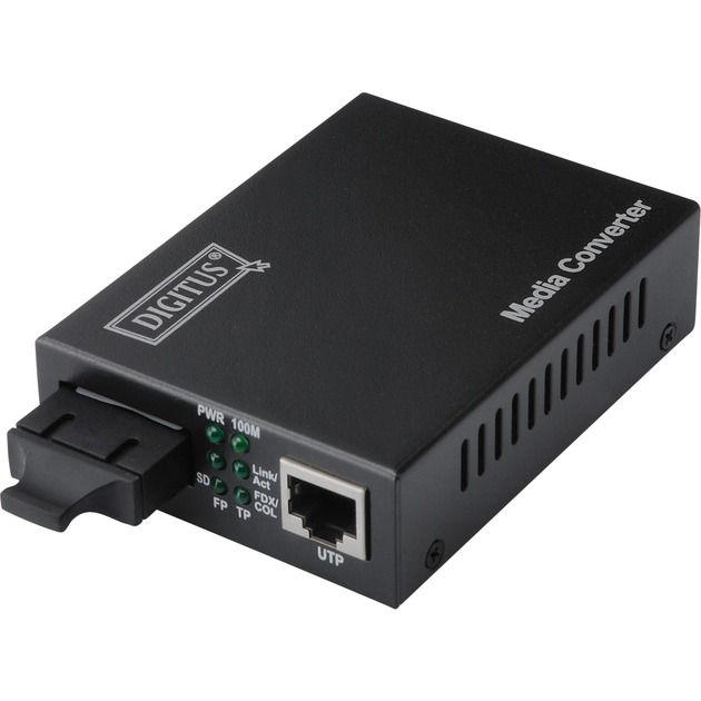 Fast Ethernet Medienkonverter, RJ-45/SC