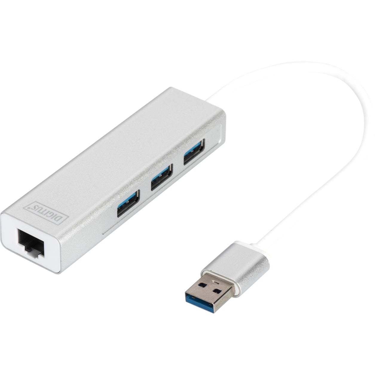 USB 3.0 3-Port Hub mit Gigabit LAN, USB-Hub