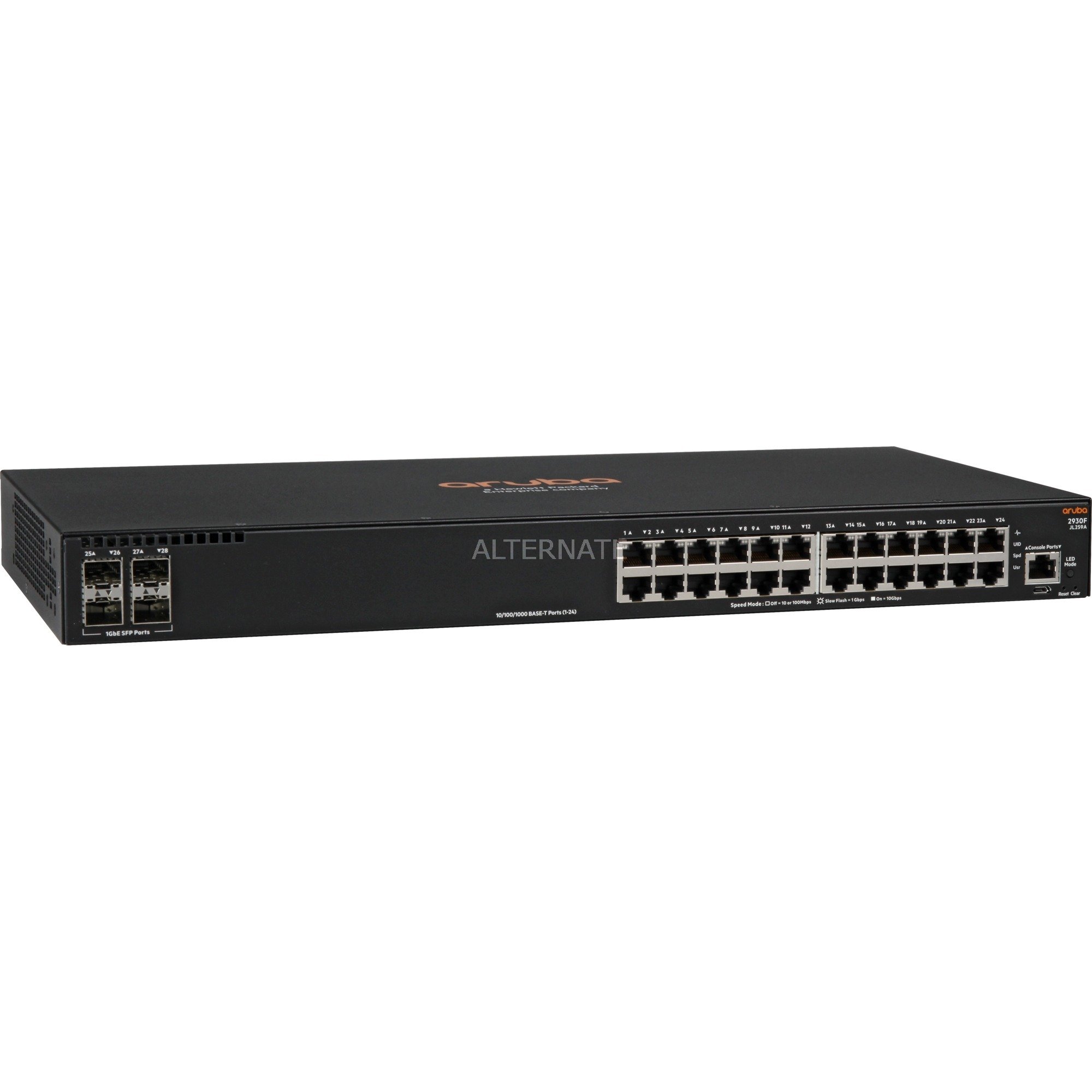 Hewlett Packard Enterprise 2930F 24G 4SFP, Switch | 00190017006017