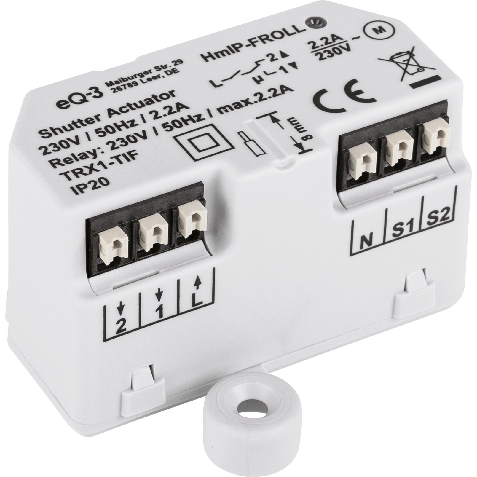 Homematic IP Smart Home Rollladenaktor Unterputz (HmIP-FROLL), Relais | 04047976513475 Homematic IP Smart Home Rollladenaktor Unterputz (HmIP-FROLL), Relais | 04047976513475
