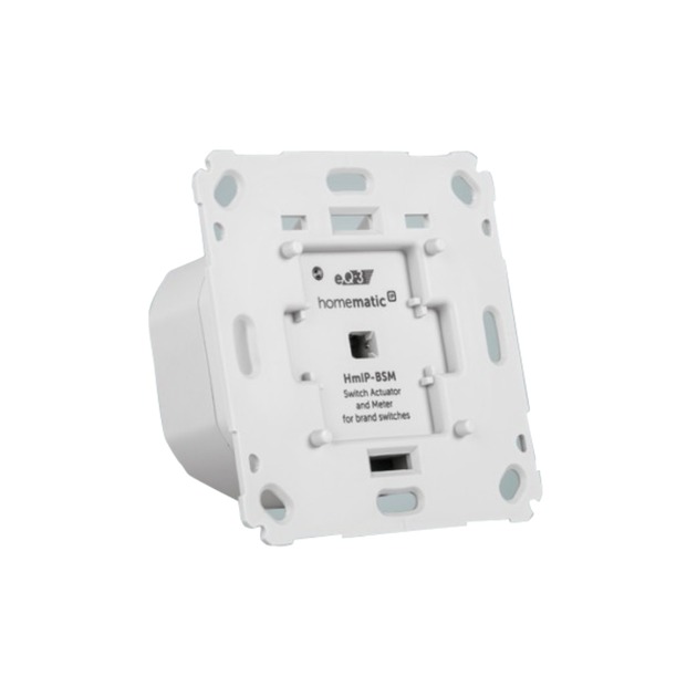 Homematic IP Smart Home Schalt-Mess-Aktor für Markenschalter (HmIP-BSM), Taster | 04047976427208 Homematic IP Smart Home Schalt-Mess-Aktor für Markenschalter (HmIP-BSM), Taster | 04047976427208