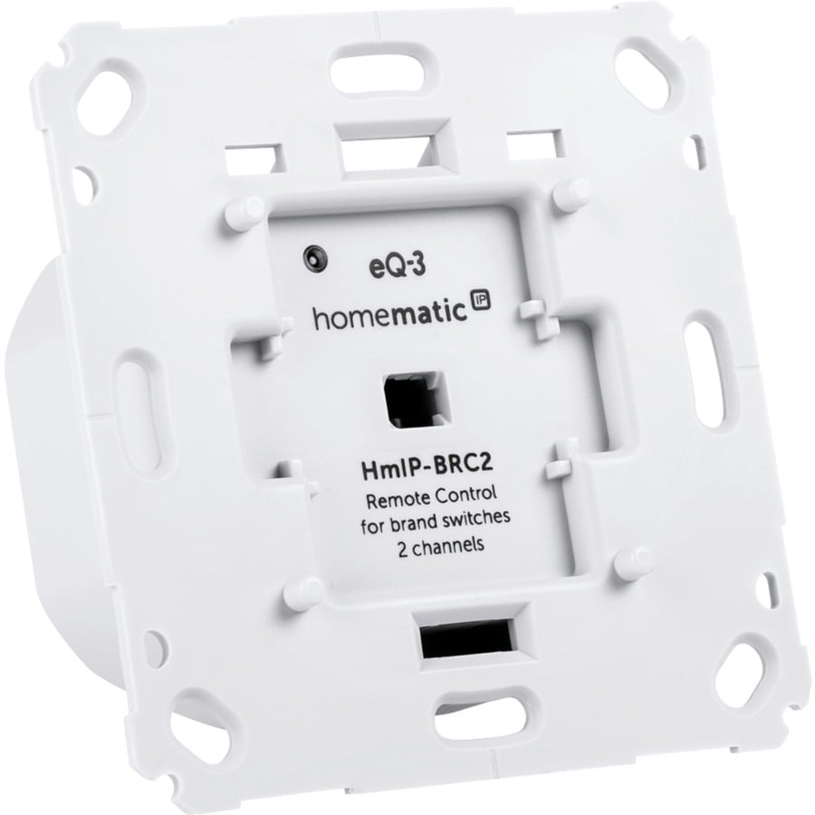 Homematic IP Smart Home Wandtaster für Markenschalter 2fach (HmIP-BRC2) | 04047976520008 Homematic IP Smart Home Wandtaster für Markenschalter 2fach (HmIP-BRC2) | 04047976520008