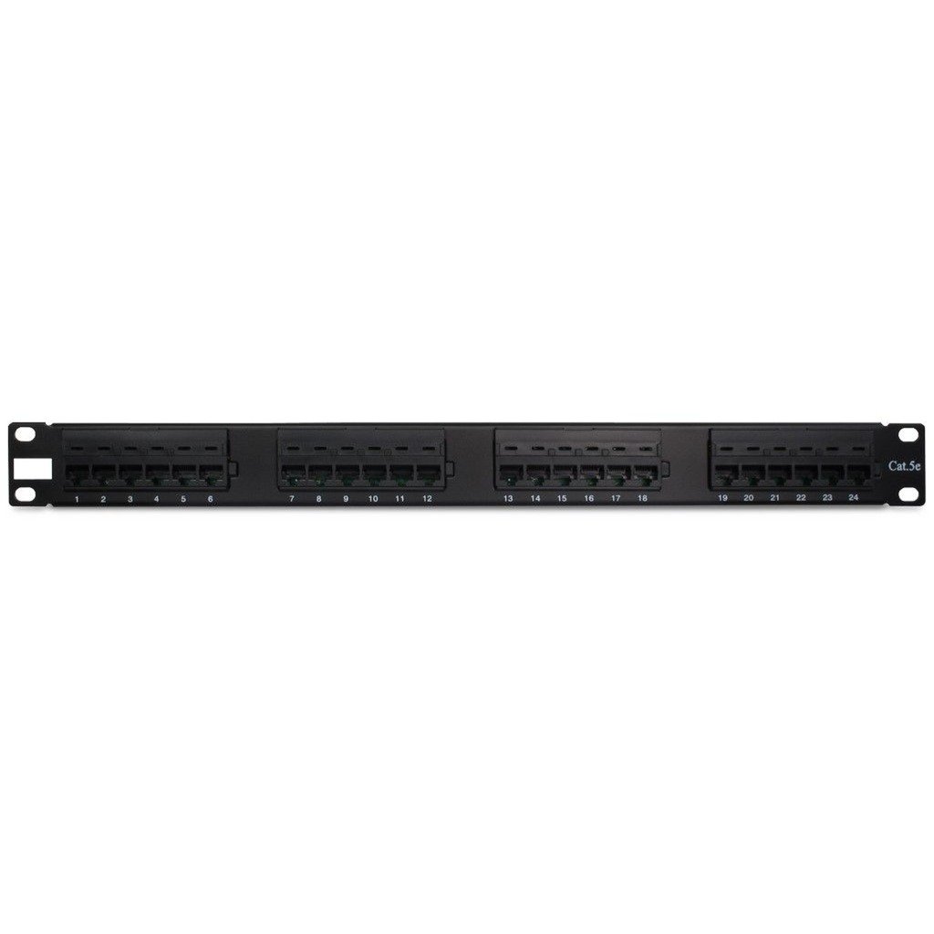 Inter-Tech 19″ Patchpanel Cat.5e UTP 24 Port | 04260133127760 Inter-Tech 19″ Patchpanel Cat.5e UTP 24 Port | 04260133127760