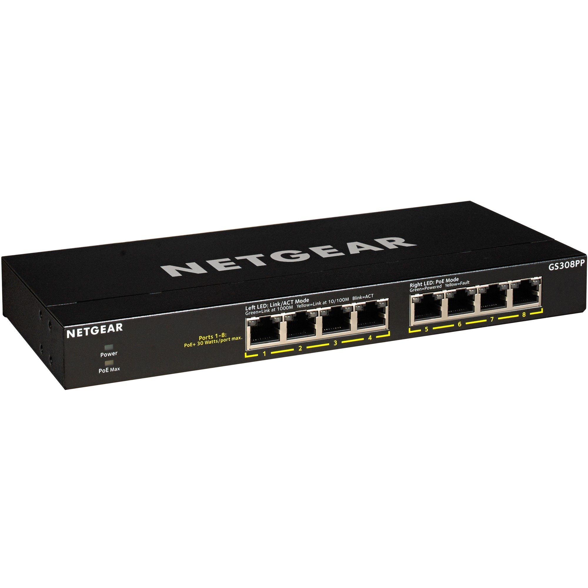 Netgear GS308PP, Switch | 00606449146851 Netgear GS308PP, Switch | 00606449146851
