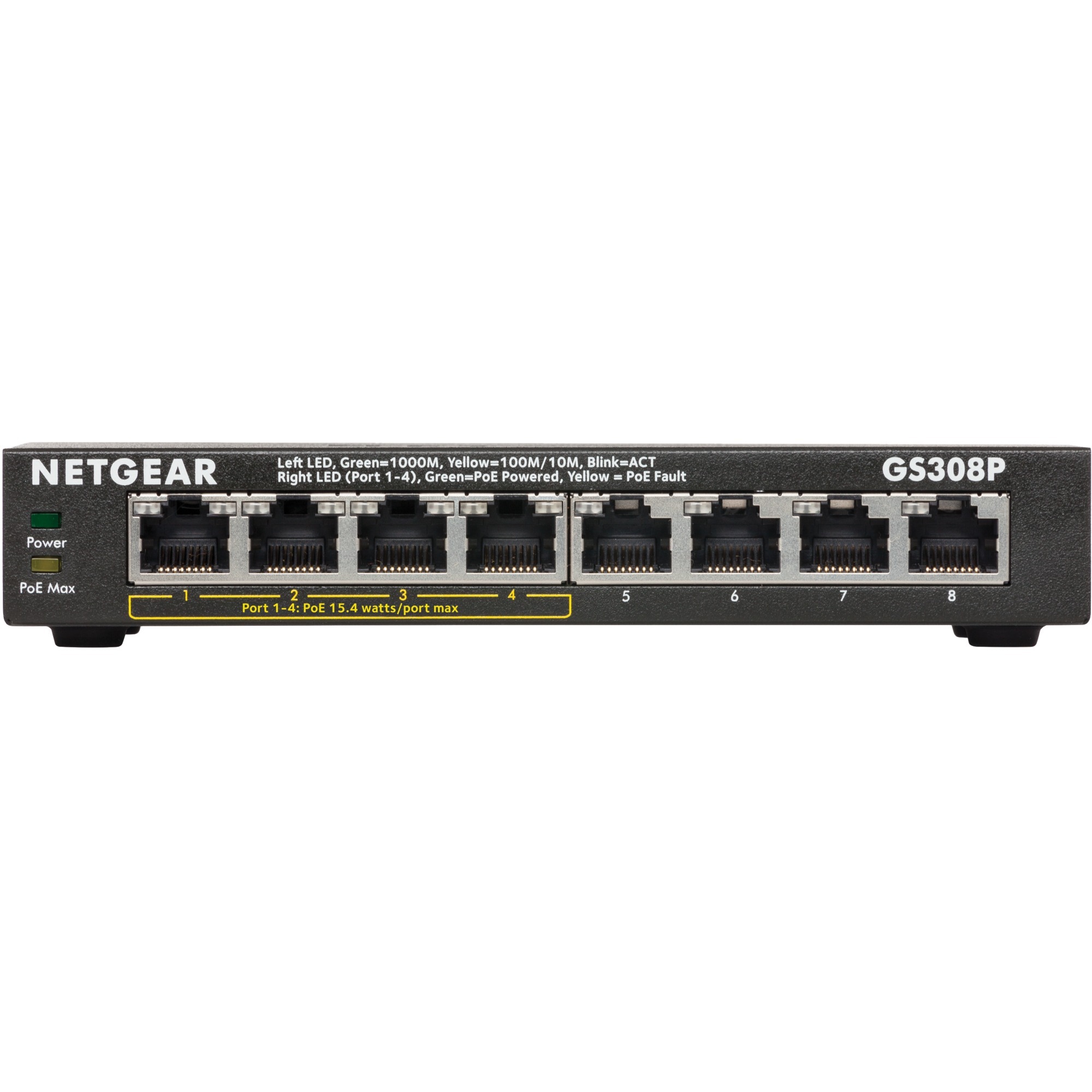 Netgear GS308P, Switch | 00606449110265 Netgear GS308P, Switch | 00606449110265