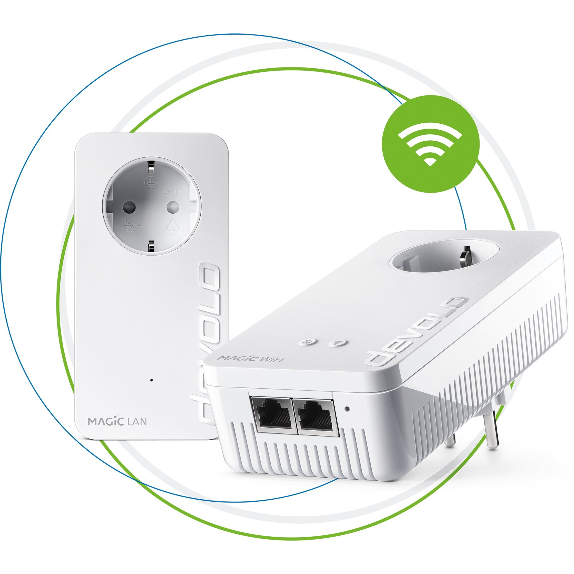 Devolo Magic 1 WiFi 2-1-2 Starter Kit, Powerline | 04250059683594 Devolo Magic 1 WiFi 2-1-2 Starter Kit, Powerline | 04250059683594