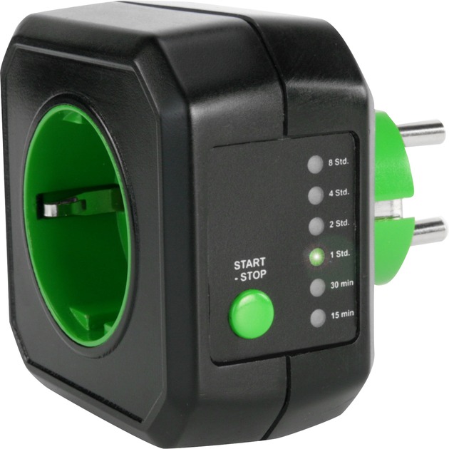 Ansmann AES1 Timer Steckdose mit Energiesparfunktion, Zwischenstecker | 04013674024063 Ansmann AES1 Timer Steckdose mit Energiesparfunktion, Zwischenstecker | 04013674024063