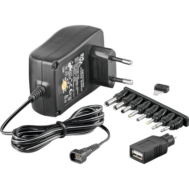 Goobay Drehschalteradapter 1500 mA, Netzteil | 04040849539978 Goobay Drehschalteradapter 1500 mA, Netzteil | 04040849539978