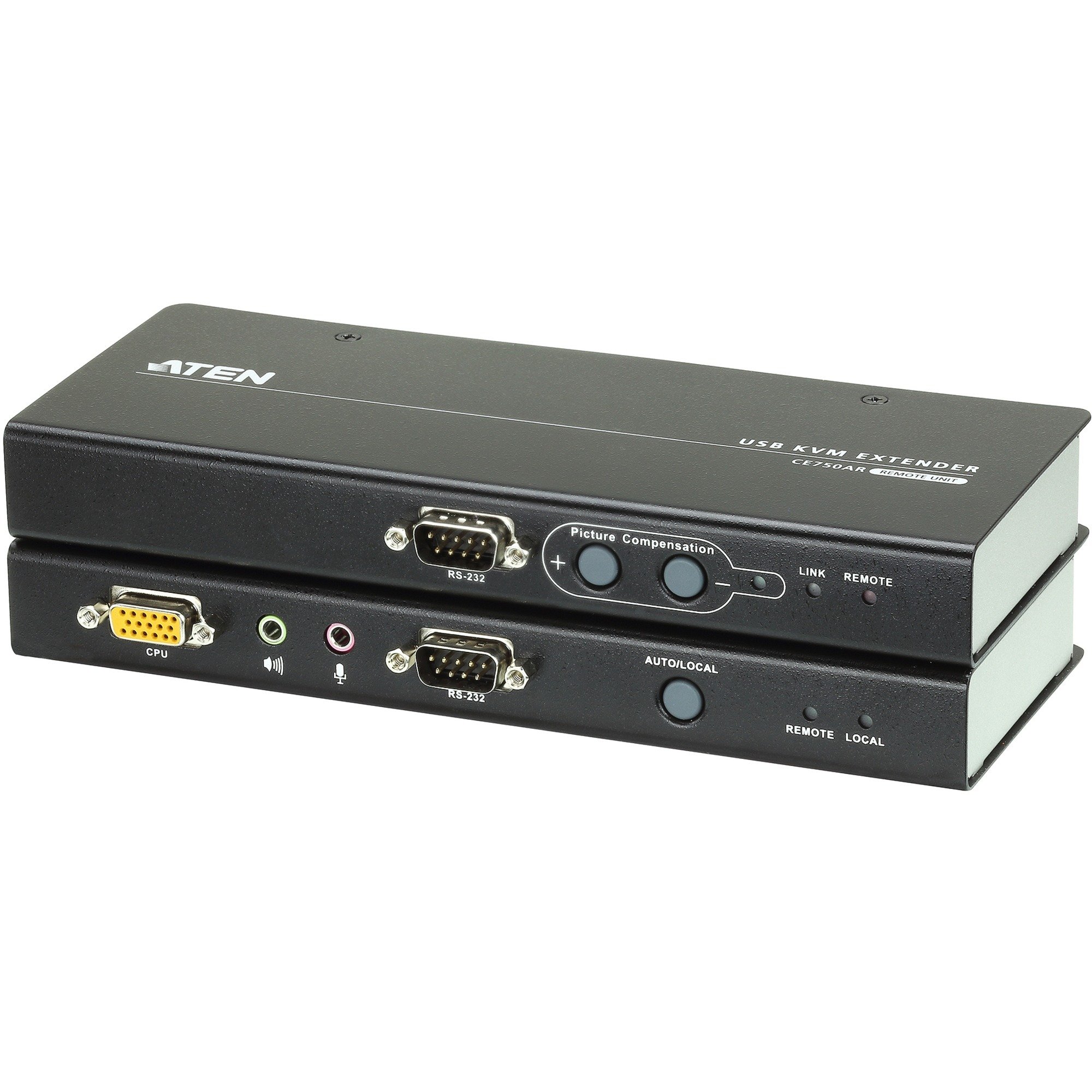 Aten CE750A USB VGA/Audio Cat 5 KVM Extender, DisplayPort-Verlängerung | 04719264643859 Aten CE750A USB VGA/Audio Cat 5 KVM Extender, DisplayPort-Verlängerung | 04719264643859