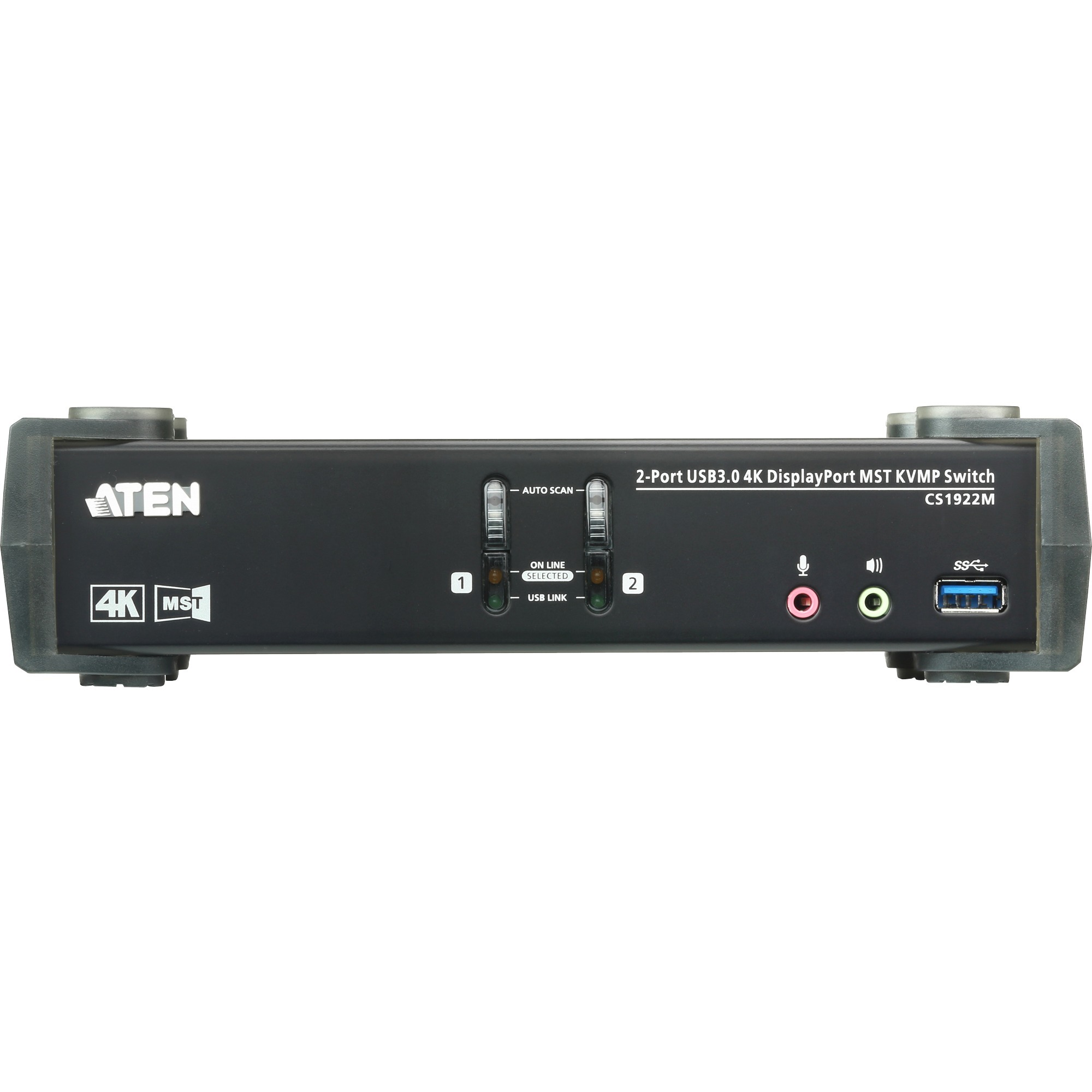 Aten CS1922M 2-Port USB 3.0 4K DisplayPort MST KVMP Switch, KVM-Switch | 04719264645822 Aten CS1922M 2-Port USB 3.0 4K DisplayPort MST KVMP Switch, KVM-Switch | 04719264645822