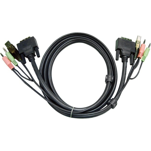 Aten USB-DVI-I-Single-Link-KVM-Kabel 2L-7D03UI | 04710423776012 Aten USB-DVI-I-Single-Link-KVM-Kabel 2L-7D03UI | 04710423776012