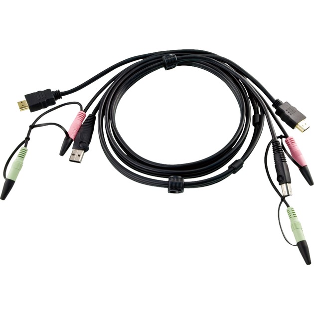 Aten USB-HDMI-KVM-Kabel mit Audio 2L-7D02UH | 04710423776838 Aten USB-HDMI-KVM-Kabel mit Audio 2L-7D02UH | 04710423776838