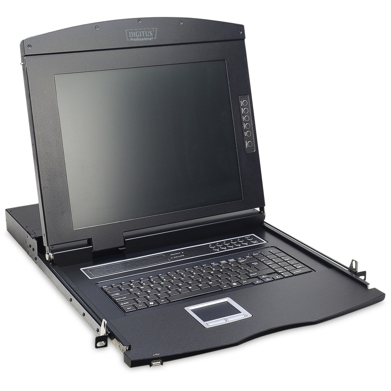 Digitus 19″ KVM Konsole 17″TFT 8p Cat5, KVM-Switch | 04016032449324