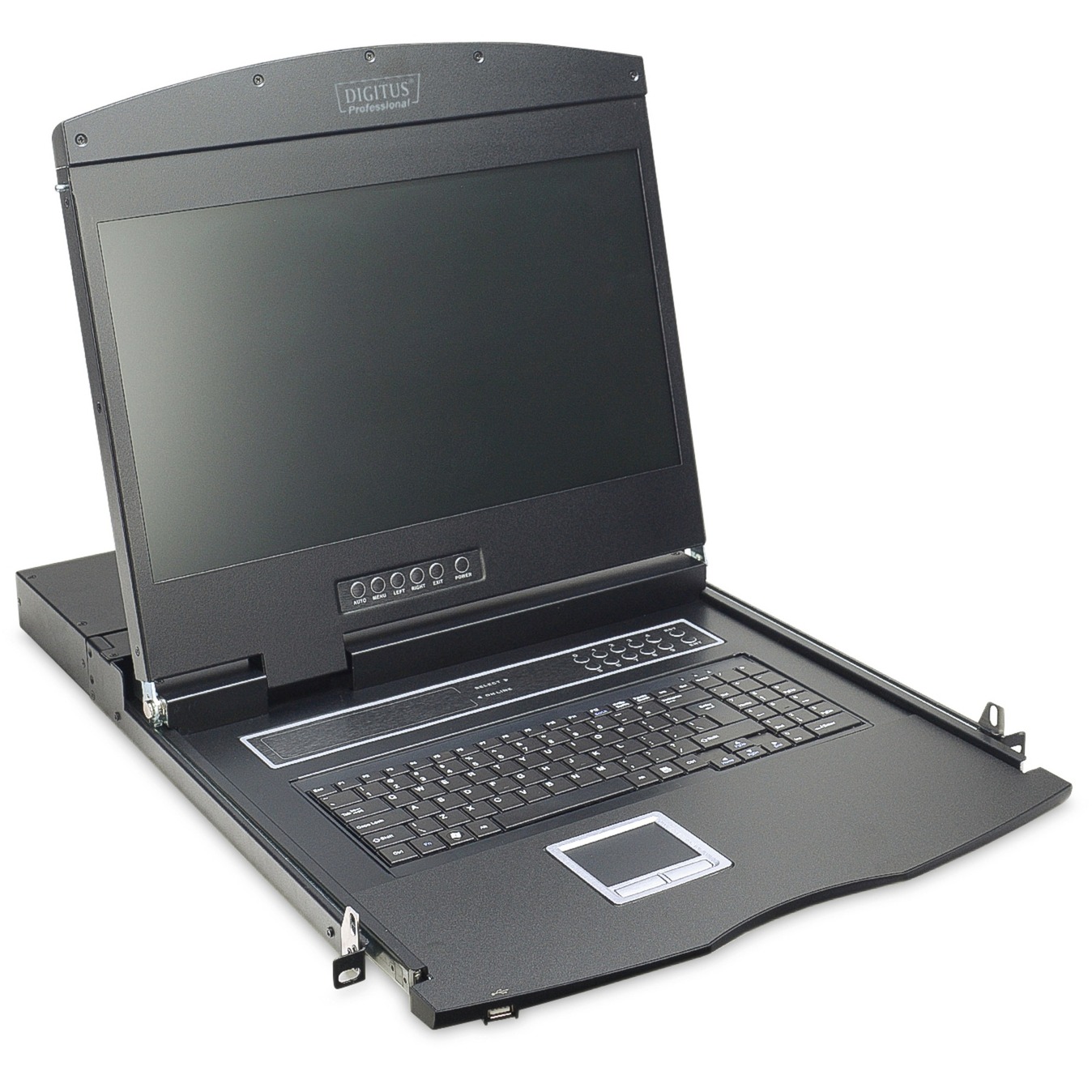 Digitus 19″ KVM Konsole 19″TFT 16Port, KVM-Switch | 04016032449362