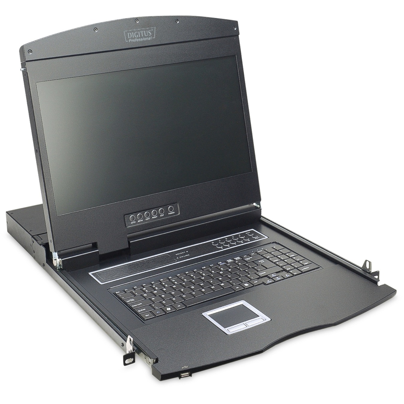 Digitus 19″ KVM Konsole 19″TFT 16p Cat5, KVM-Switch | 04016032451433 Digitus 19″ KVM Konsole 19″TFT 16p Cat5, KVM-Switch | 04016032451433