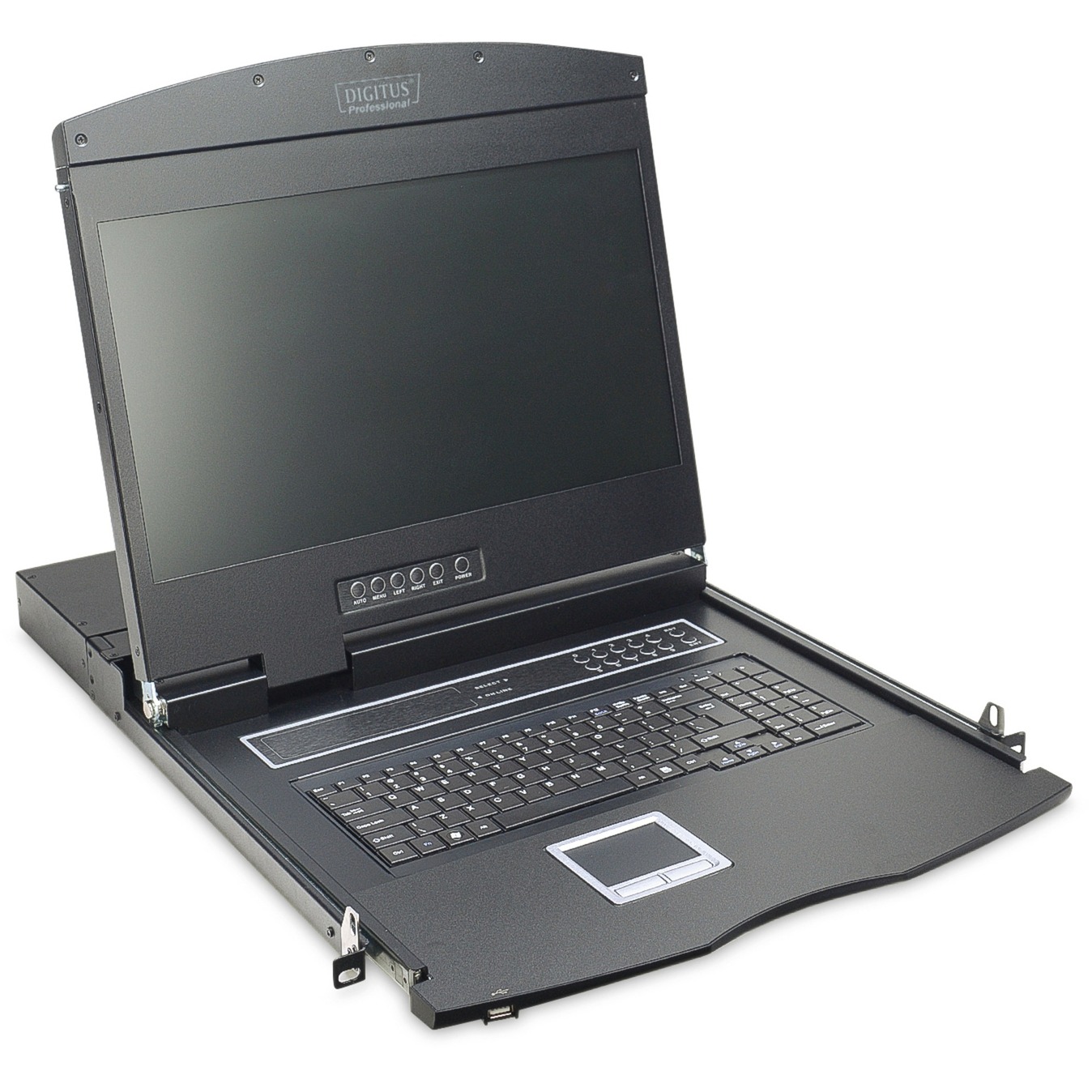 Digitus 19″ KVM Konsole 19″TFT 8Port, KVM-Switch | 04016032449355