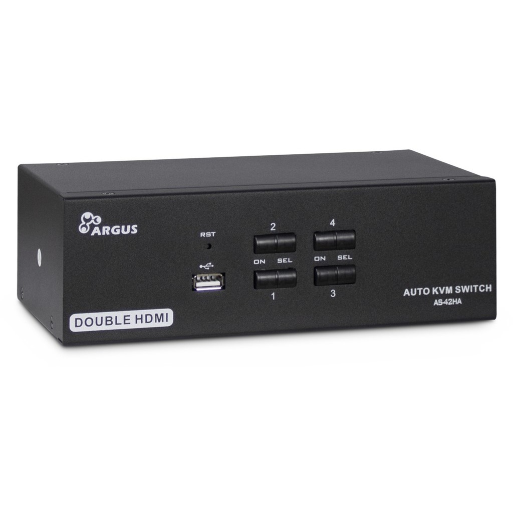 Inter-Tech IPC KVM Switch AS-42HA HDMI, KVM-Switch | 04260455643467