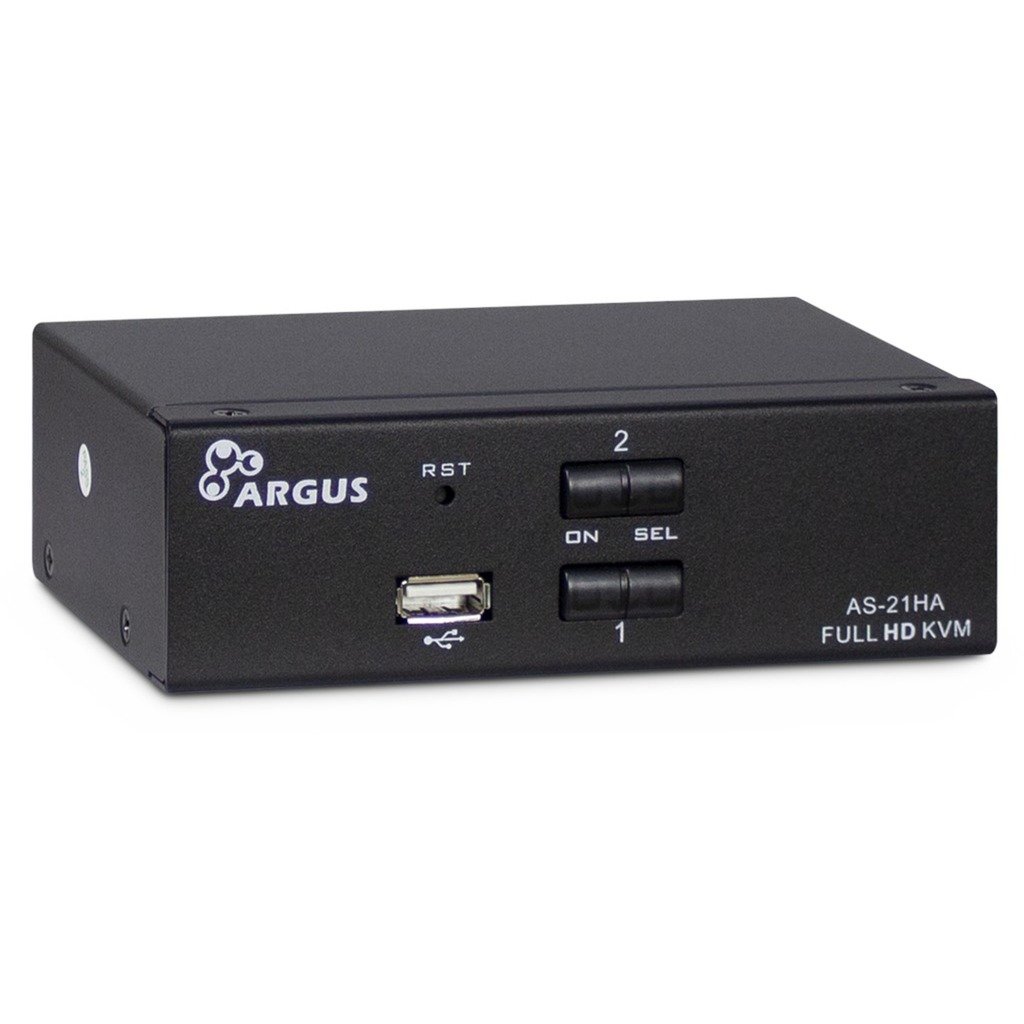 Inter-Tech KVM Switch AS-21HA HDMI, KVM-Switch | 04260455643436