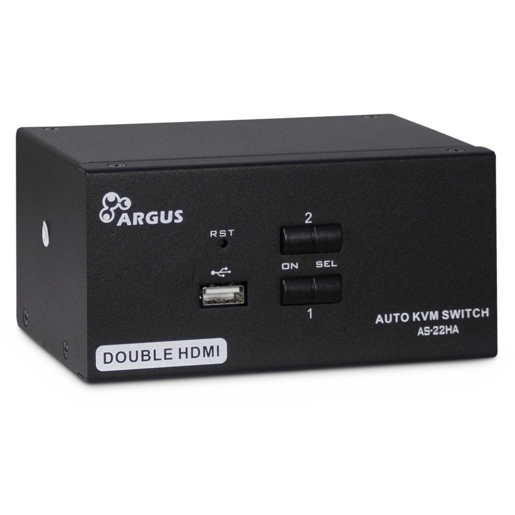 Inter-Tech KVM Switch AS-22HA HDMI, KVM-Switch | 04260455643450