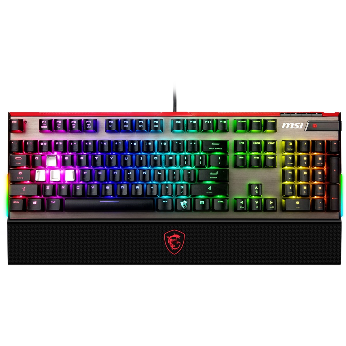 Bewertung von MSI Vigor GK80, Gaming Tastatur schwarz MSI MSI Vigor GK80 Gaming Tastatur, Cherry MX Red, Schwarz