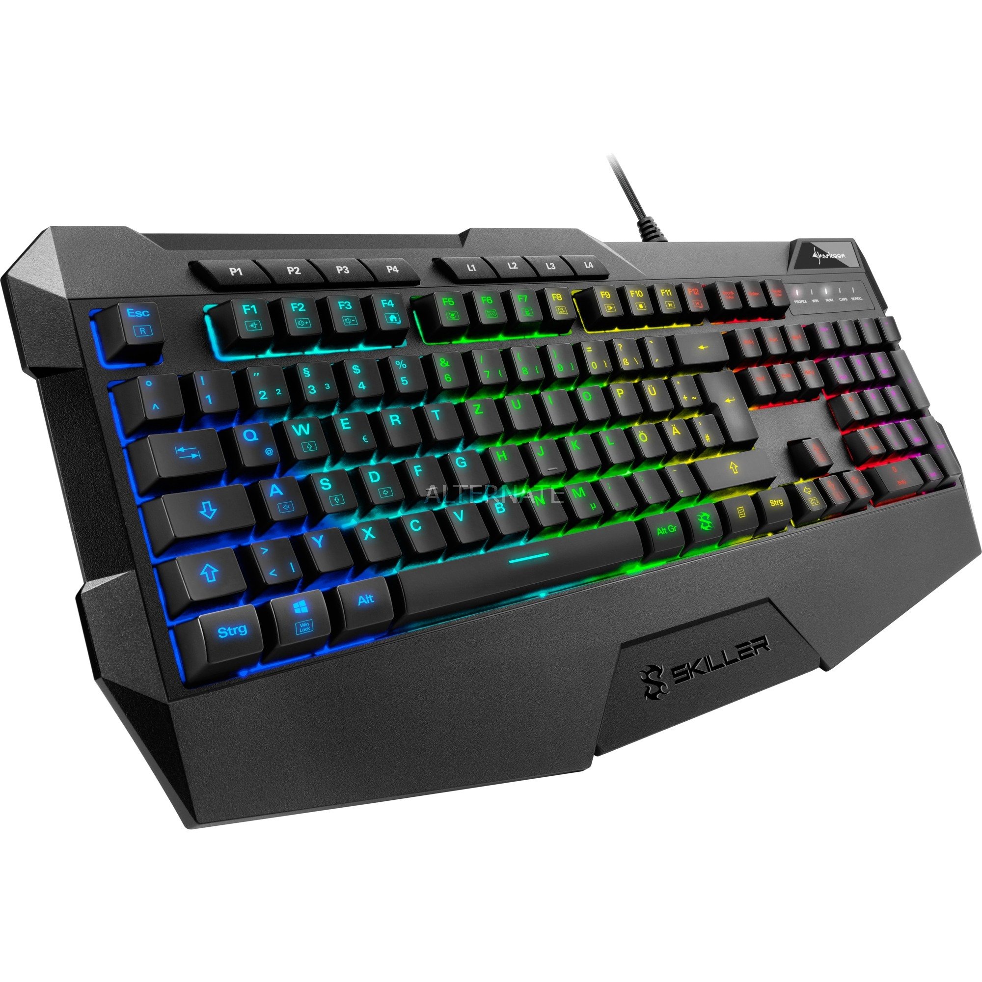 Sharkoon SKILLER SGK4, Gaming-Tastatur | 04044951020454