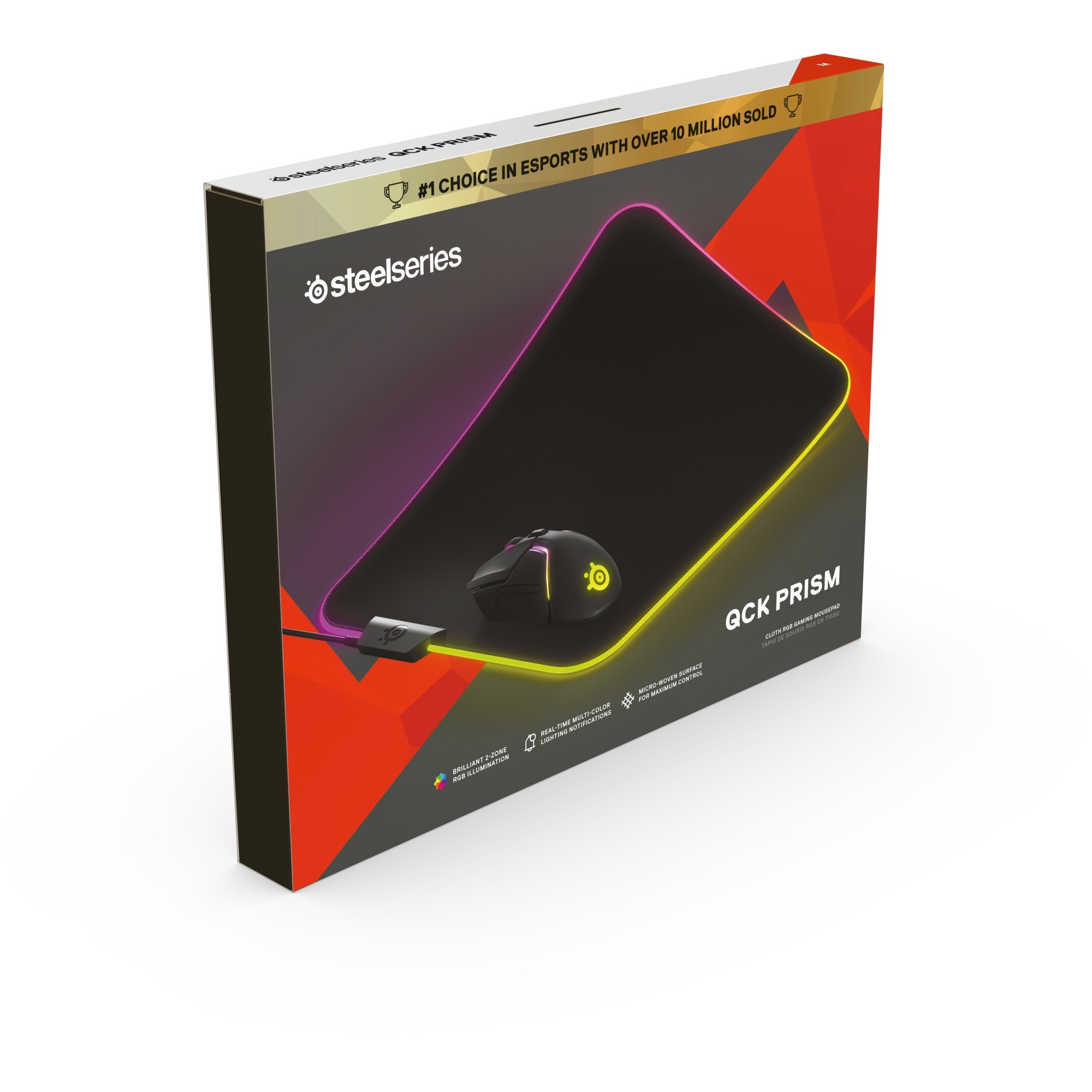 SteelSeries QCK PRISM CLOTH Gaming Mauspad Schwarz Gr e M steelseries-qck-prism-cloth-gaming-mauspad-schwarz-gr-e-m
