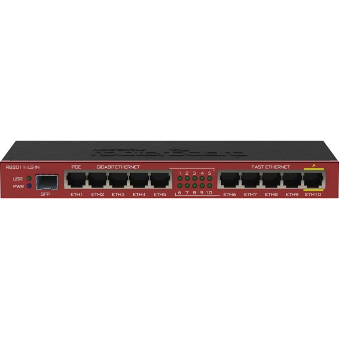 MikroTik RB2011iLS-IN, Switch | 04752224000293