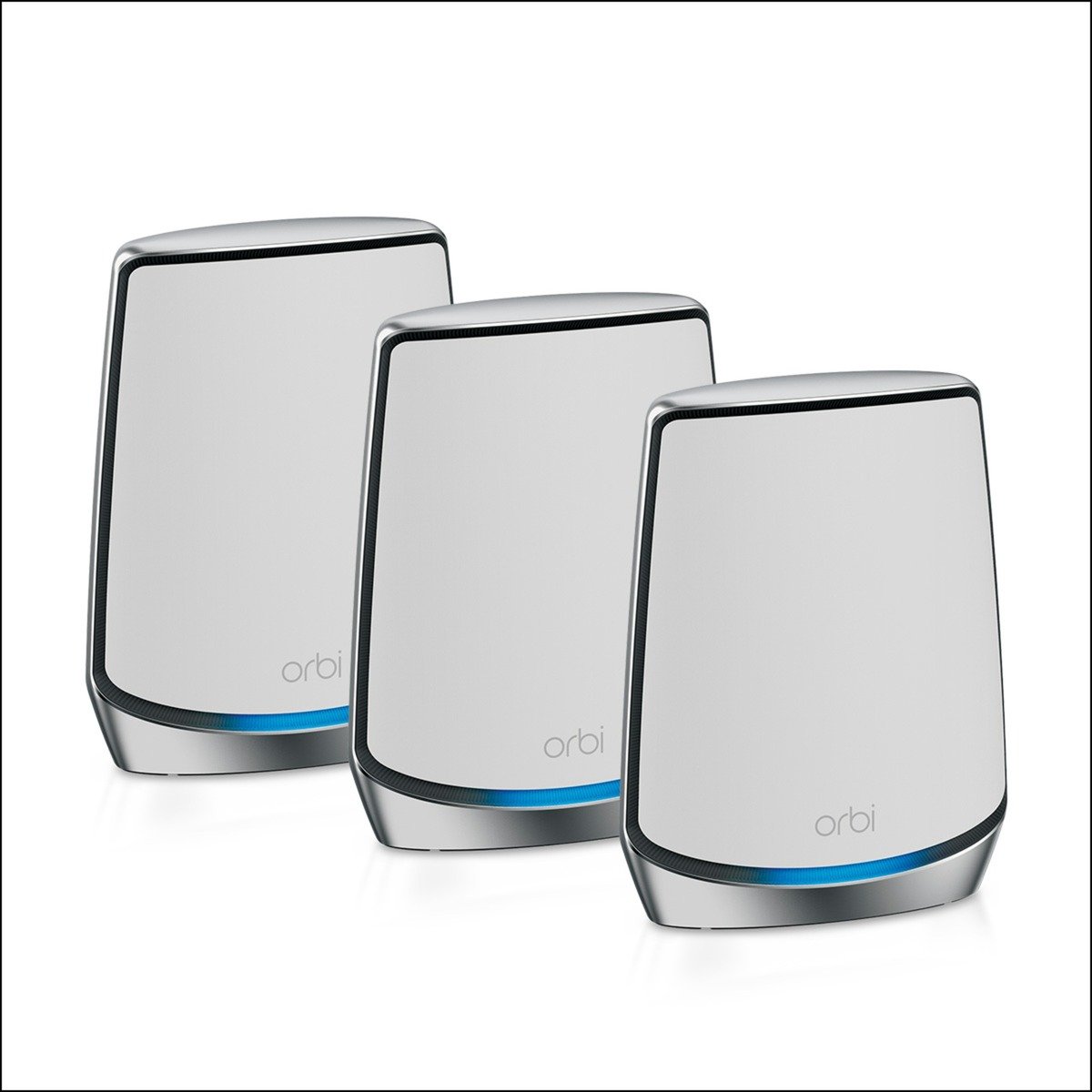 Netgear Orbi RBK853 3er Set, Mesh Router | 00606449146059 Netgear Orbi RBK853 3er Set, Mesh Router | 00606449146059