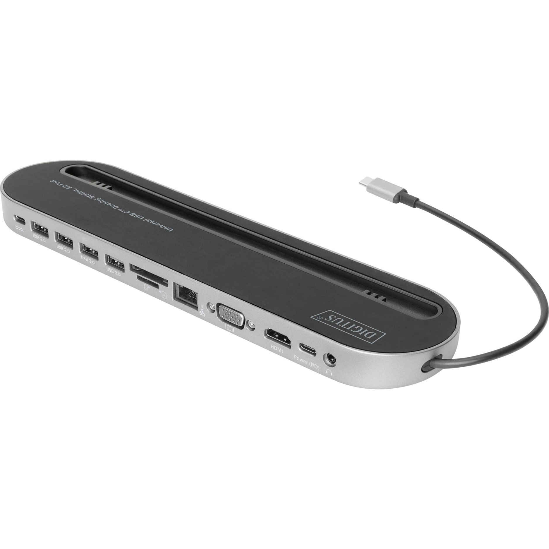 Digitus USB-C Docking Station, 12-Port, Dockingstation | 04016032464747 Digitus USB-C Docking Station, 12-Port, Dockingstation | 04016032464747
