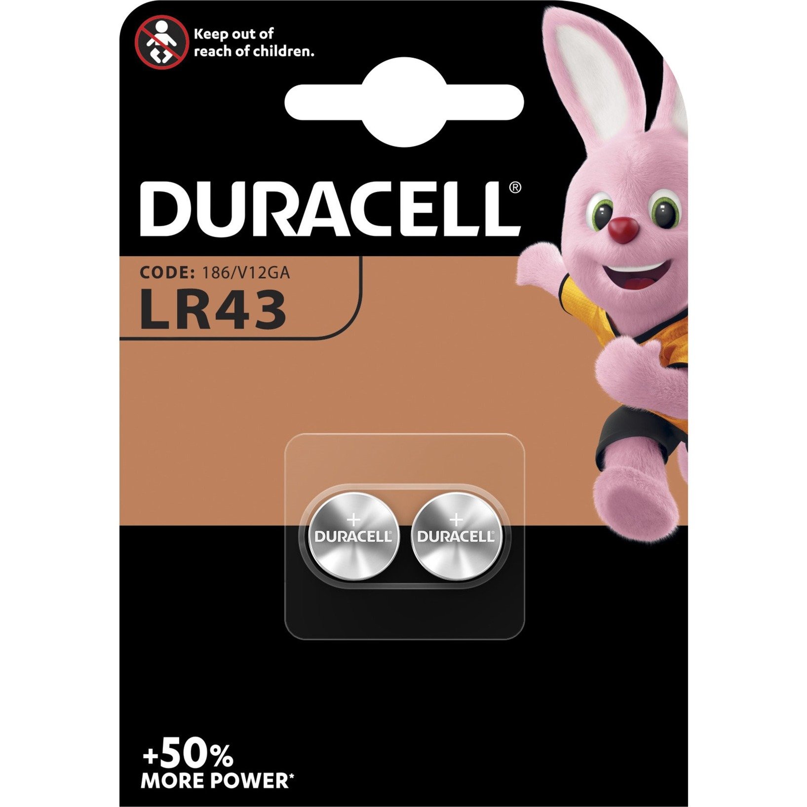Duracell LR43 Batterie | 05000394052581 Duracell LR43 Batterie | 05000394052581