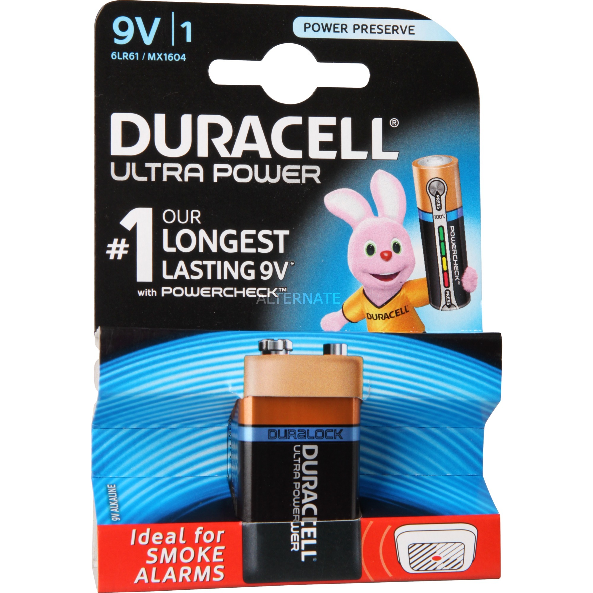 Duracell Ultra Power 9V, Batterie | 05000394105416 Duracell Ultra Power 9V, Batterie | 05000394105416