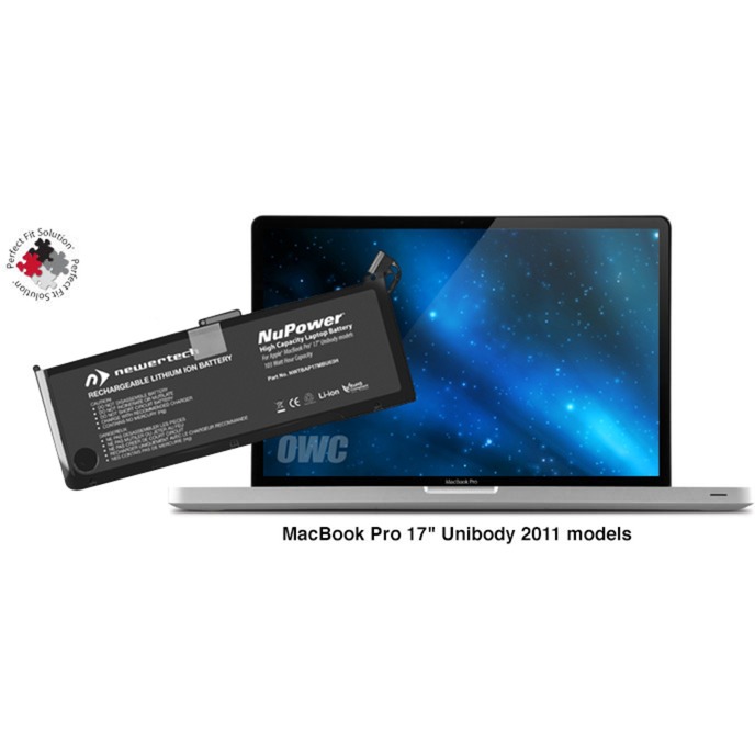 NewerTech für MacBook Pro 43,18 cm (17″) Unibody 2011, Akku | 00811643015128 NewerTech für MacBook Pro 43,18 cm (17″) Unibody 2011, Akku | 00811643015128