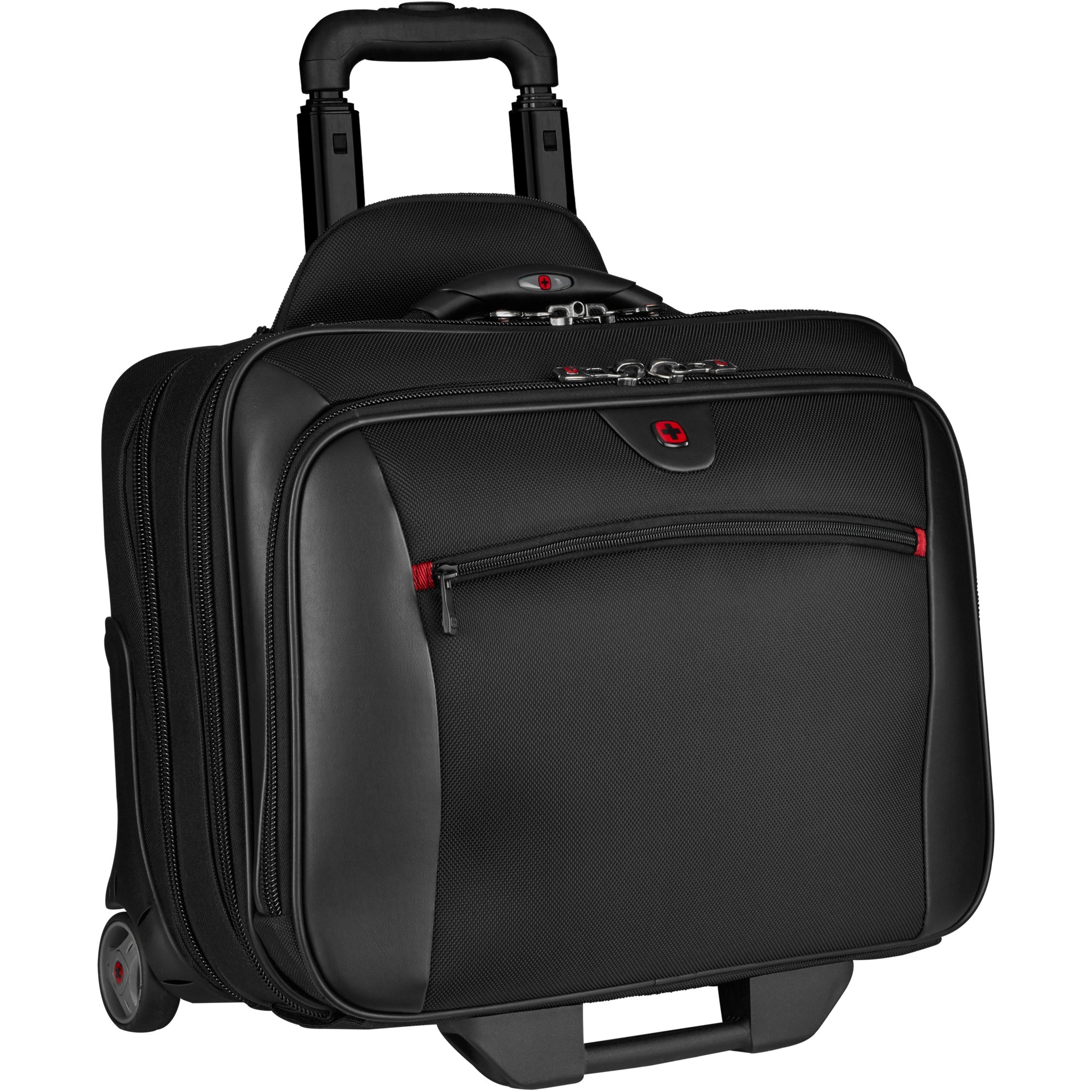 WENGER Potomac 2-TLG Laptop Trolley Für Notebook Bis 17 Zoll Rad Laptop Tasche Gepolsterte Laptopfach Übernachtung