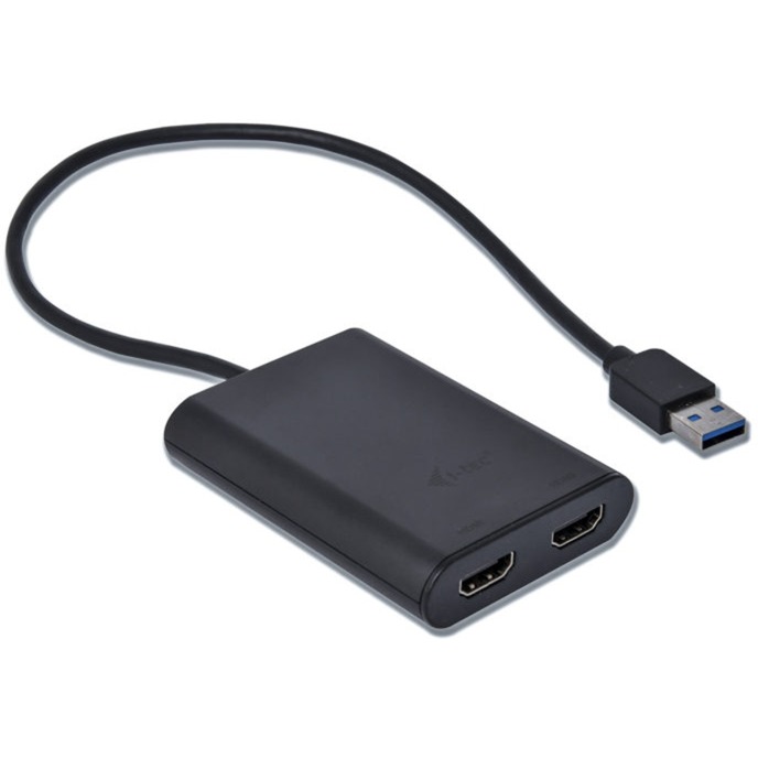 Video-Adapter USB3.0/USB-C > 2x 4K HDMI