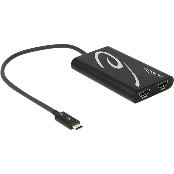 Delock Adapter Thunderbolt 3 > 2x HDMI 4K | 04043619627073 Delock Adapter Thunderbolt 3 > 2x HDMI 4K | 04043619627073