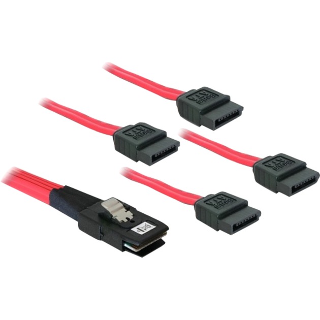 Delock Adapterkabel Mini SAS SFF-8087 > 4x SATA 7-Pin | 04043619830749 Delock Adapterkabel Mini SAS SFF-8087 > 4x SATA 7-Pin | 04043619830749
