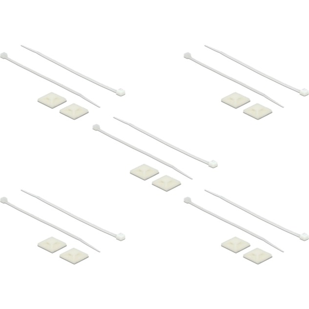 Delock Befestigungssockel 25 x 25mm mit Kabelbinder L 150 x B 3,6mm | 04043619186778 Delock Befestigungssockel 25 x 25mm mit Kabelbinder L 150 x B 3,6mm | 04043619186778
