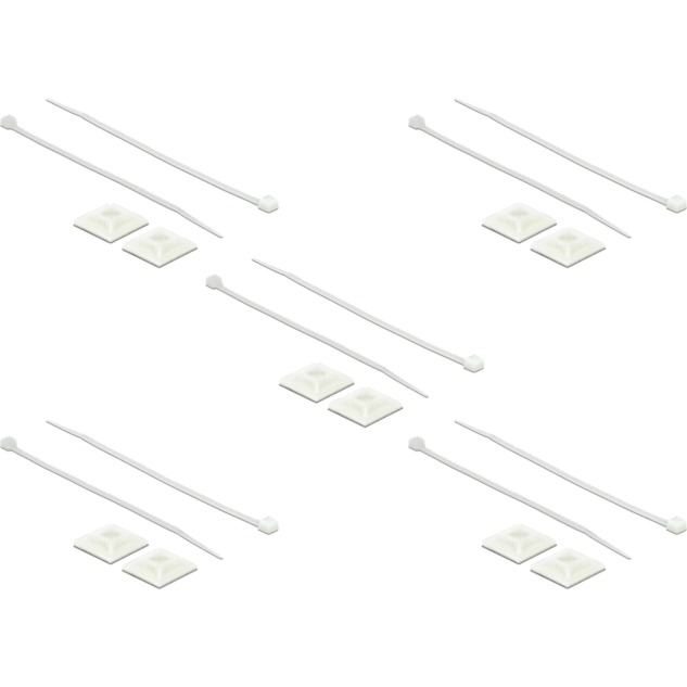 Delock Befestigungssockel 28 x 28 mm mit Kabelbinder L 300 x B 3,4 mm | 04043619188338 Delock Befestigungssockel 28 x 28 mm mit Kabelbinder L 300 x B 3,4 mm | 04043619188338