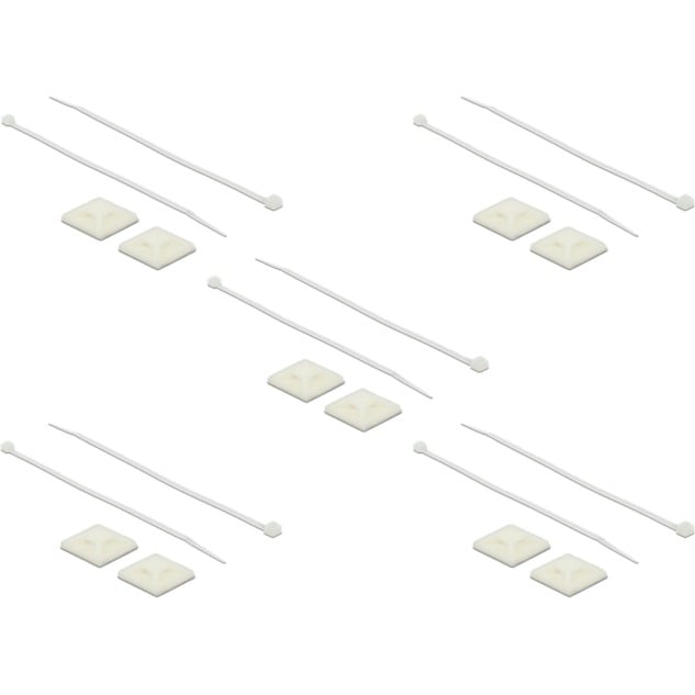 Delock Befestigungssockel 30 x 30mm mit Kabelbinder L 200 x B 4,8mm | 04043619186785 Delock Befestigungssockel 30 x 30mm mit Kabelbinder L 200 x B 4,8mm | 04043619186785