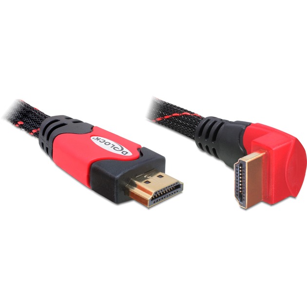 Highspeed HDMI mit Ethernet Kabel gewinkelt