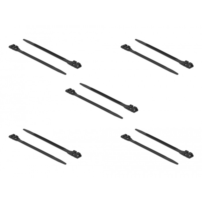 Delock Kabelbinder mit Doppelkopf 190mm x 9mm | 04043619188871 Delock Kabelbinder mit Doppelkopf 190mm x 9mm | 04043619188871