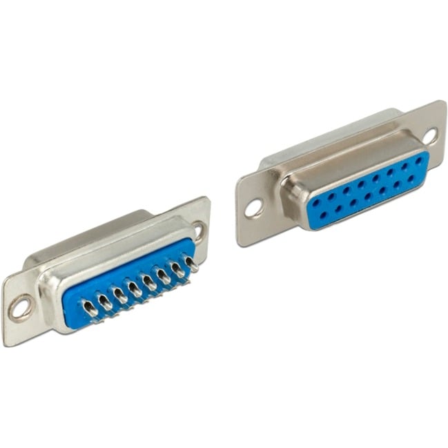 Delock Steckverbinder Sub-D 15Pin Buchse, Stecker | 04043619658800