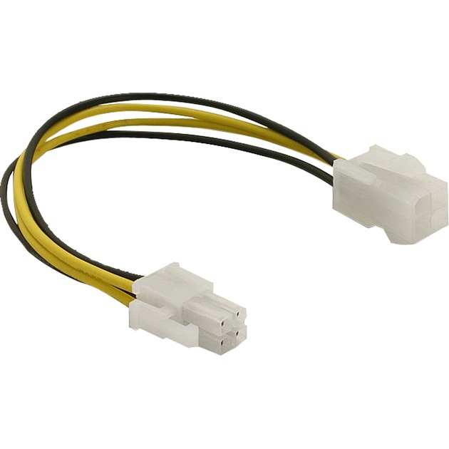 Delock Stromkabel P4 Stecker > P4 Buchse | 04043619824281