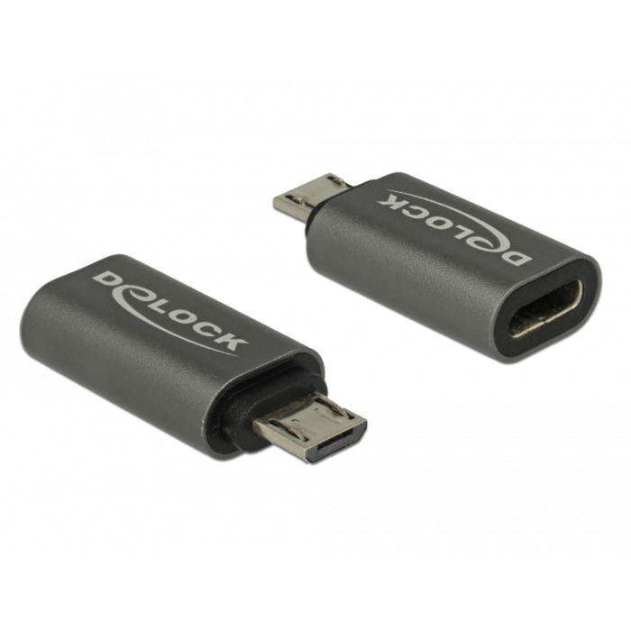 USB 2.0 Adapter, Micro-USB Stecker > USB-C Buchse