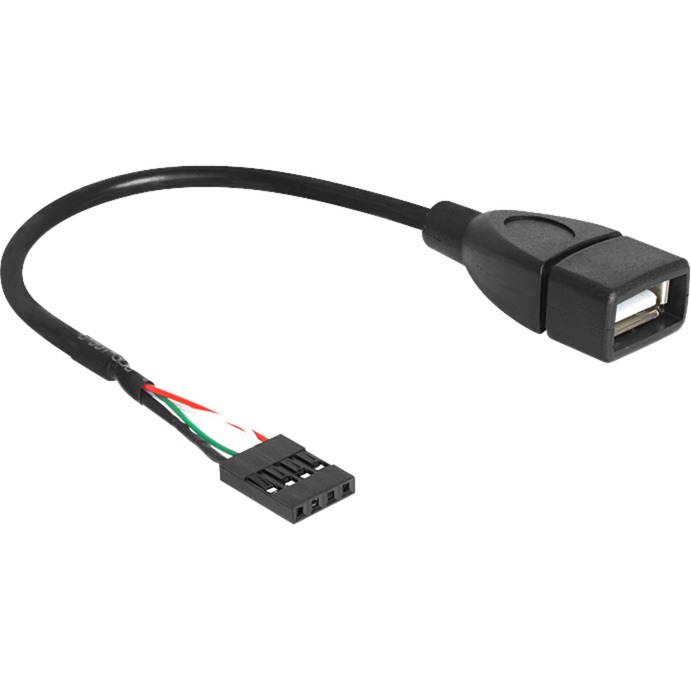 USB 2.0 Kabel, 4 Pin Header > USB-A Buchse, Adapter